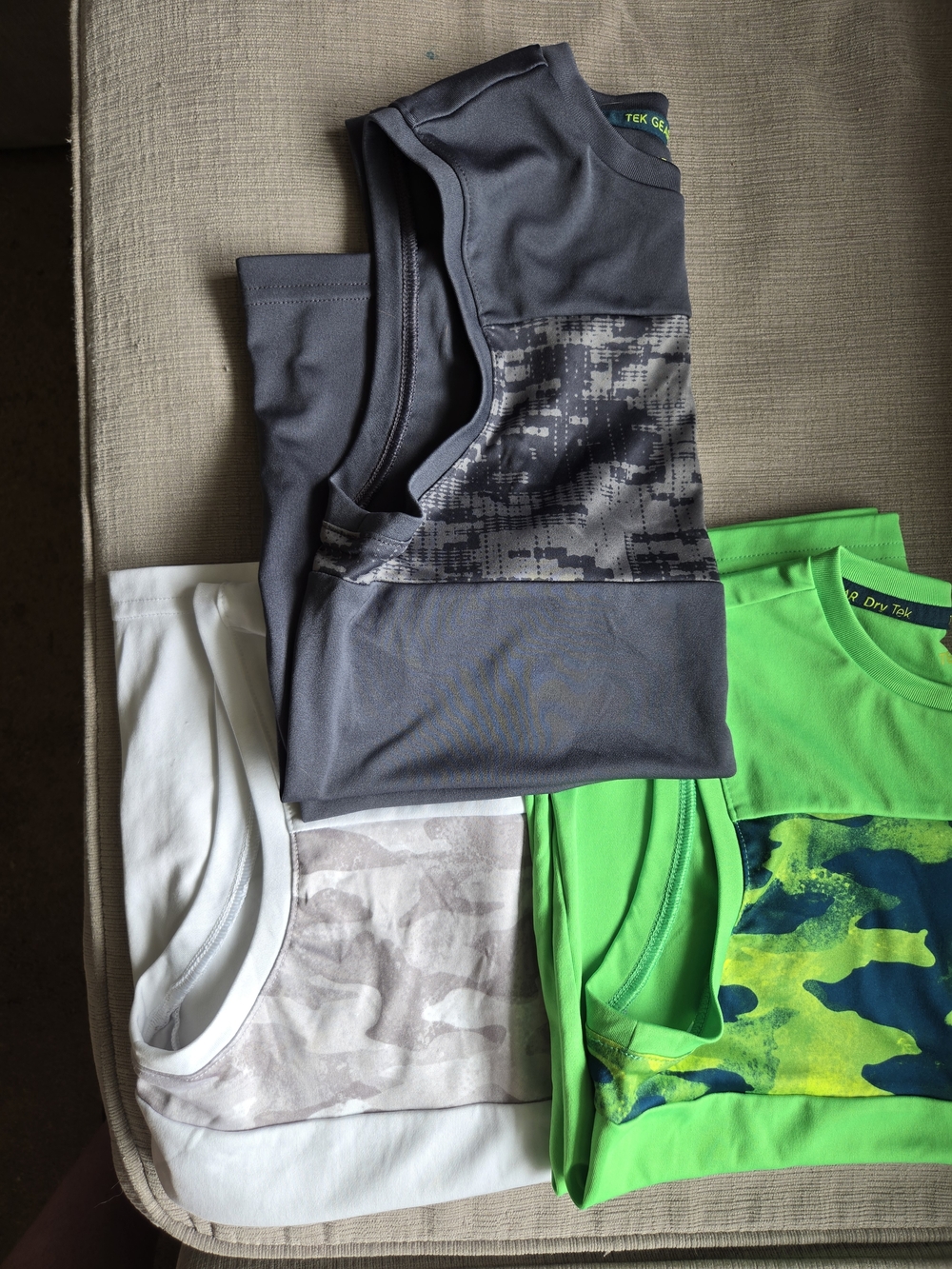3 Tek Gear Boys' Athletic Tank Tops